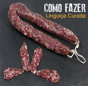 como fazer linguiça curada